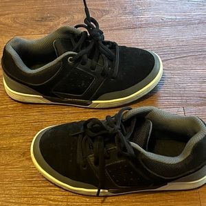 Cherokee Boys Kids Foster Black/Gray Lace Up Suede/LeatherSneakers Shoes size 1